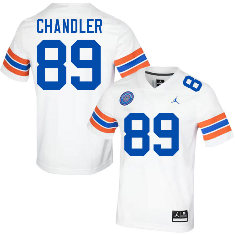 Wes Chandler Florida Jersey,Florida Gators #89 Wes Chandler Jersey Youth Uniforms-Throwback White